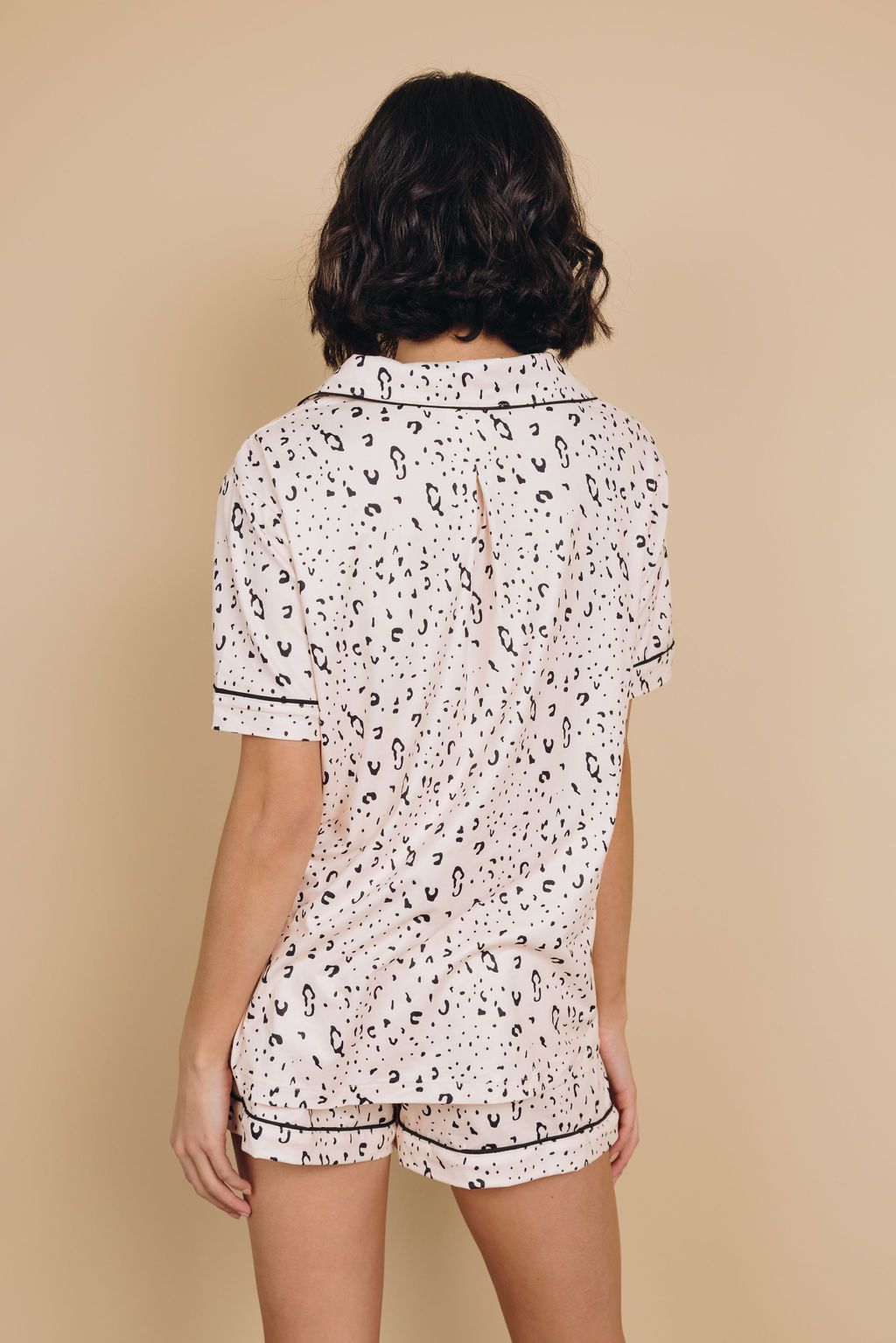 Iverson Printed Satin Pajama Set