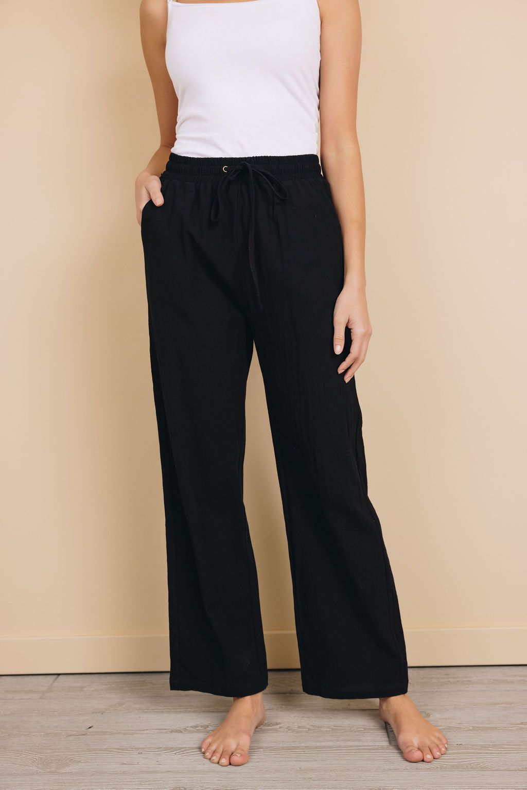 Demi Elastic Waist Pants
