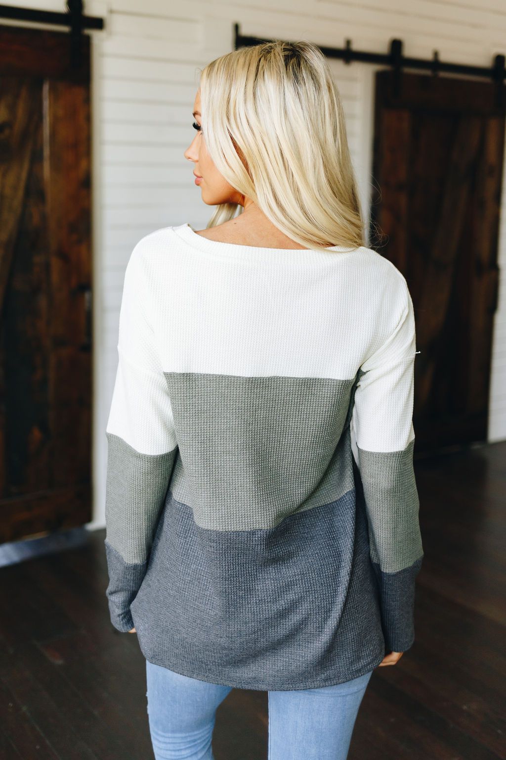 In The Moment Thermal Knot Top