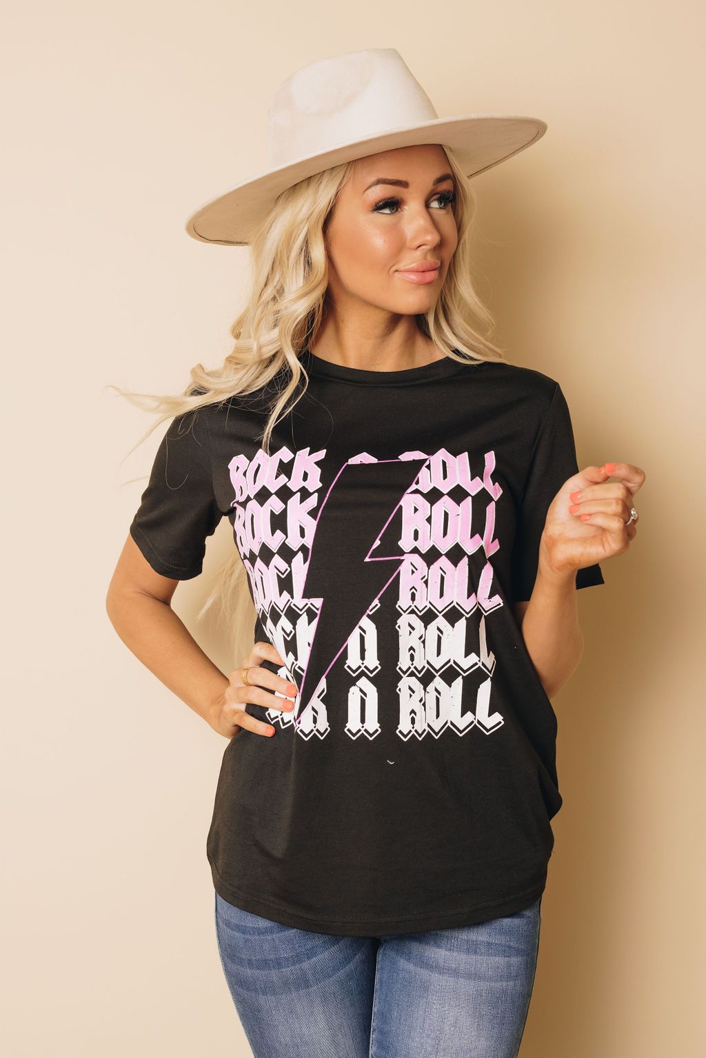 Rock N Roll Lightning Tee