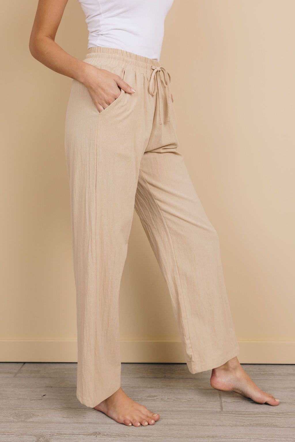 Demi Elastic Waist Pants