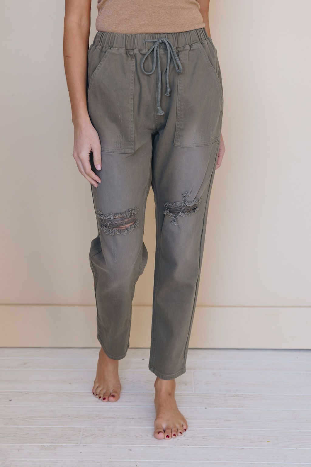 Nonnie Denim Joggers