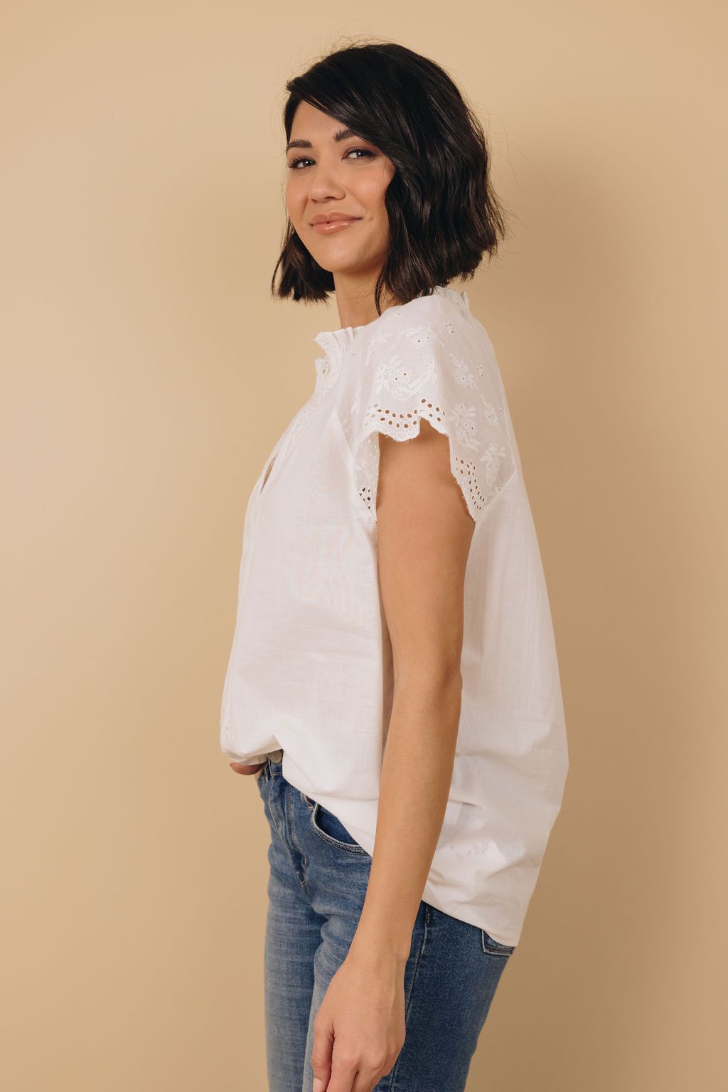 Worry Free Cap Sleeve Top