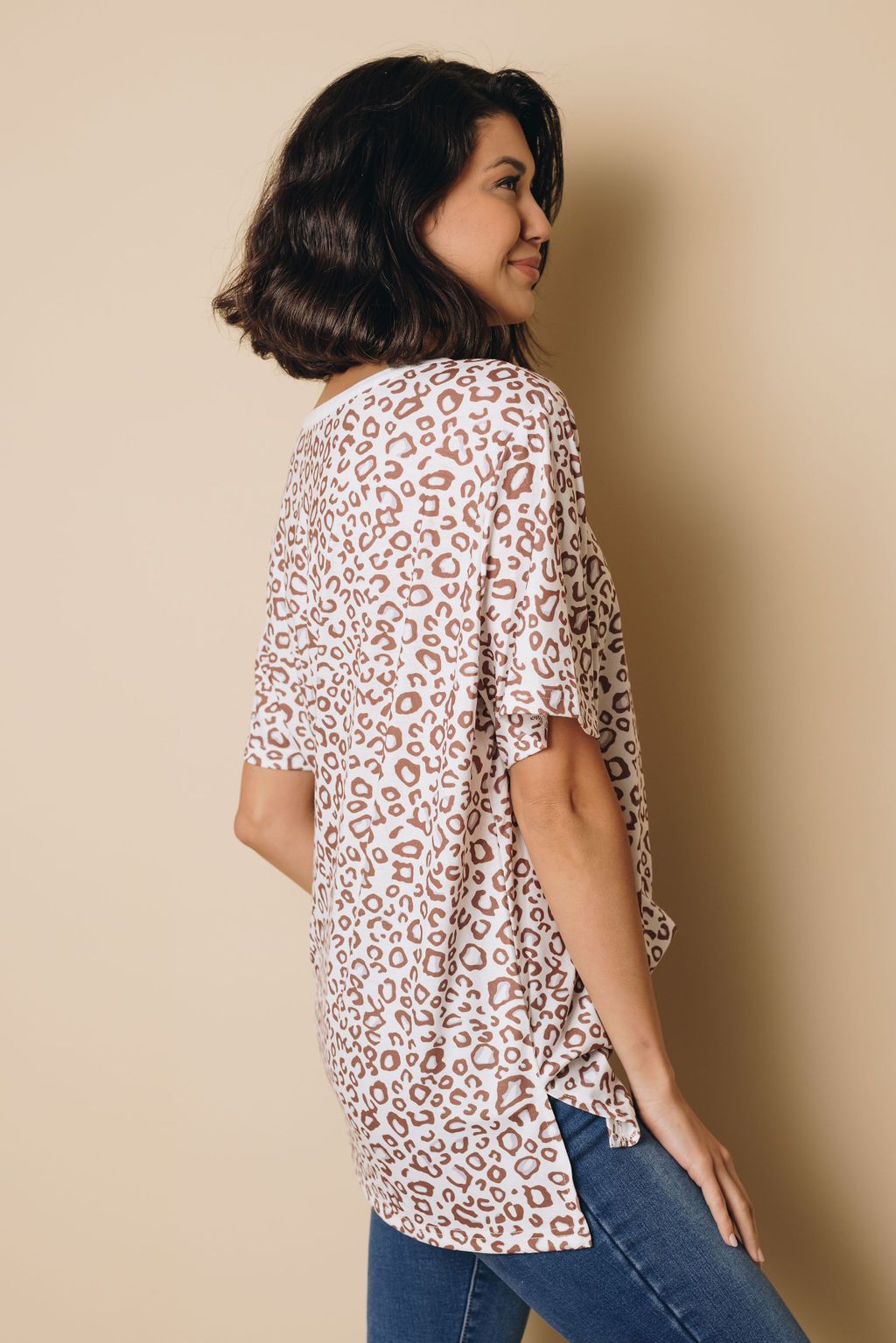 Luna Plus Size Leopard Top