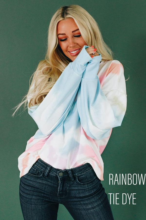 Clear The Way Patterned Pullover Top