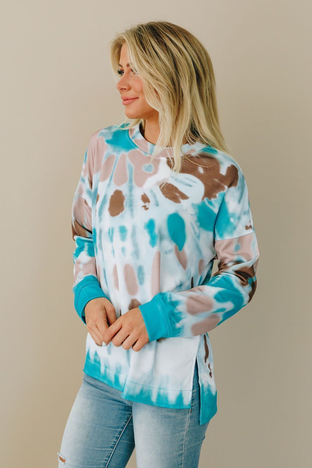 Not Your Boyfriend's Tie Dye Sweatshirt