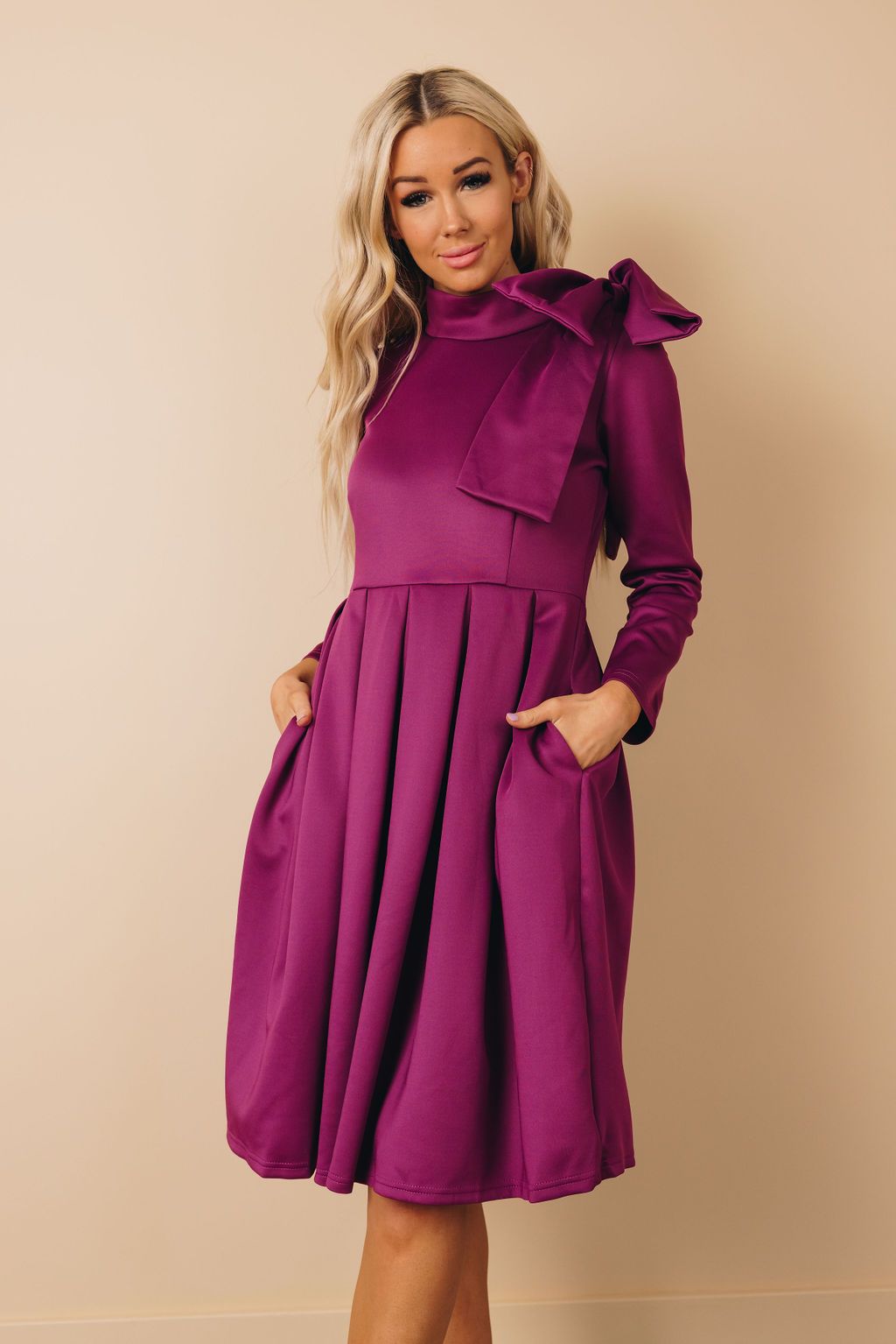 Class Act Neck Tie Dress