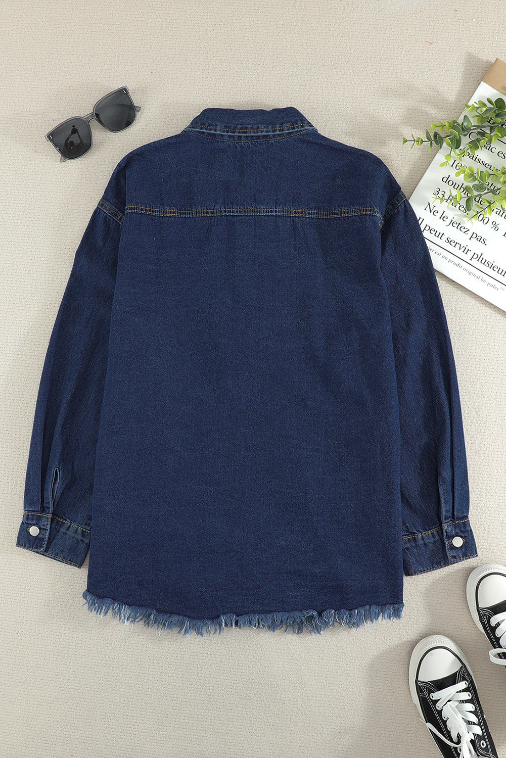 Joelle Buttoned Denim Jacket