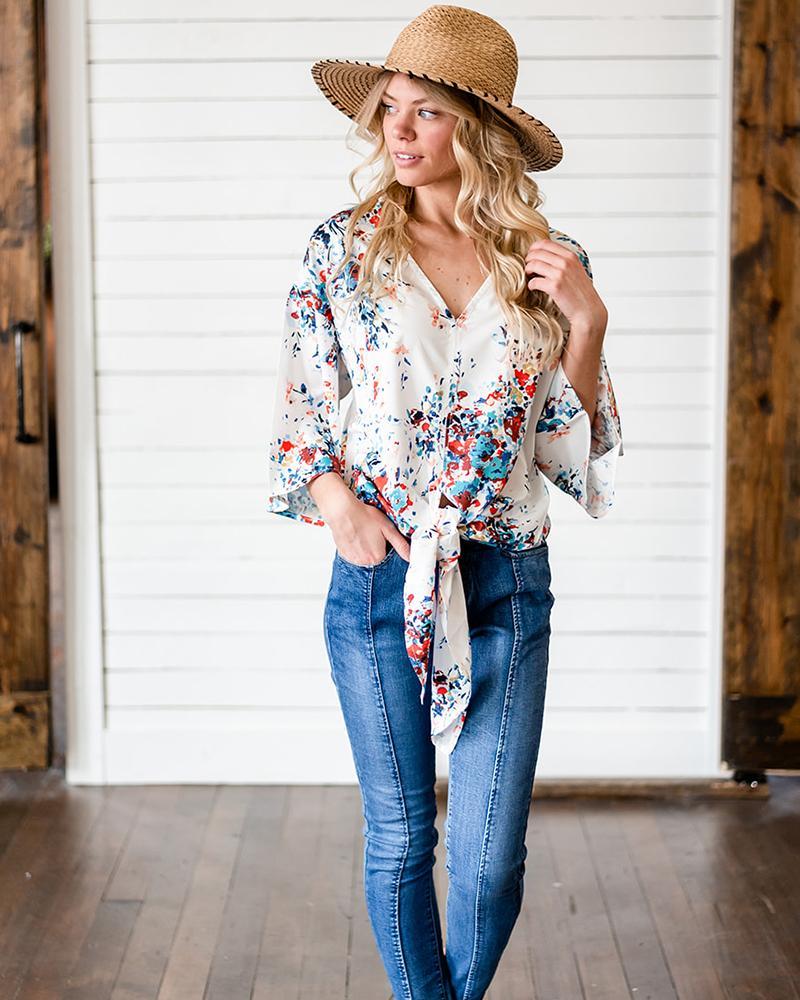 Delilah Floral Blouse