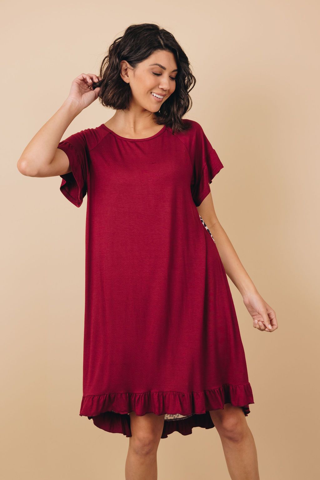 You'll Be Back Animal Print Dress