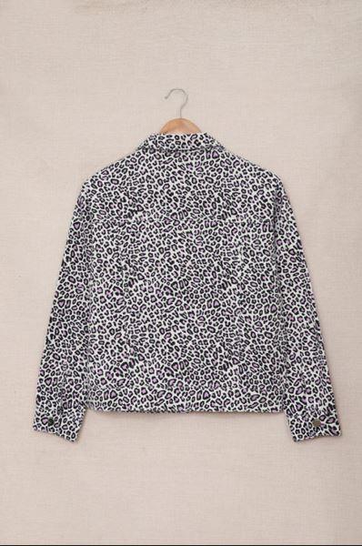 Leopard Print Casual Jacket