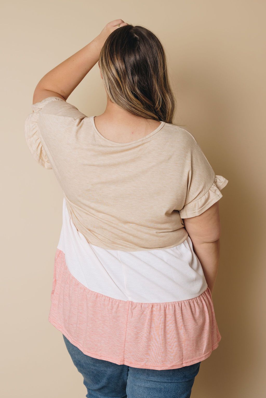 Plus Size - Teresa Ruffled Babydoll Top