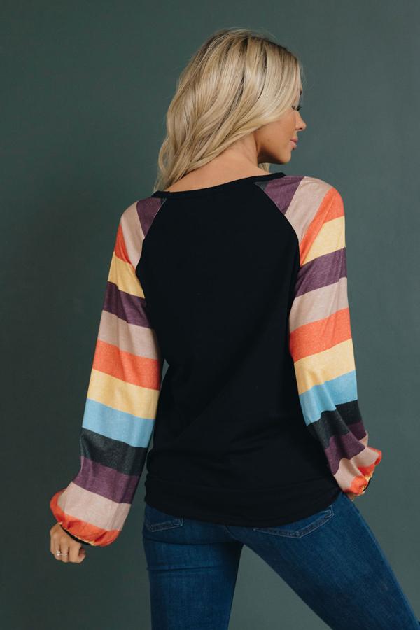 City Stroll Balloon Sleeve Top