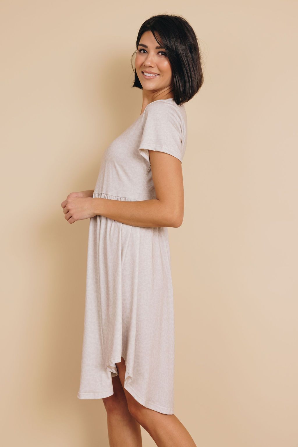 Uintah Pleated Mini Dress