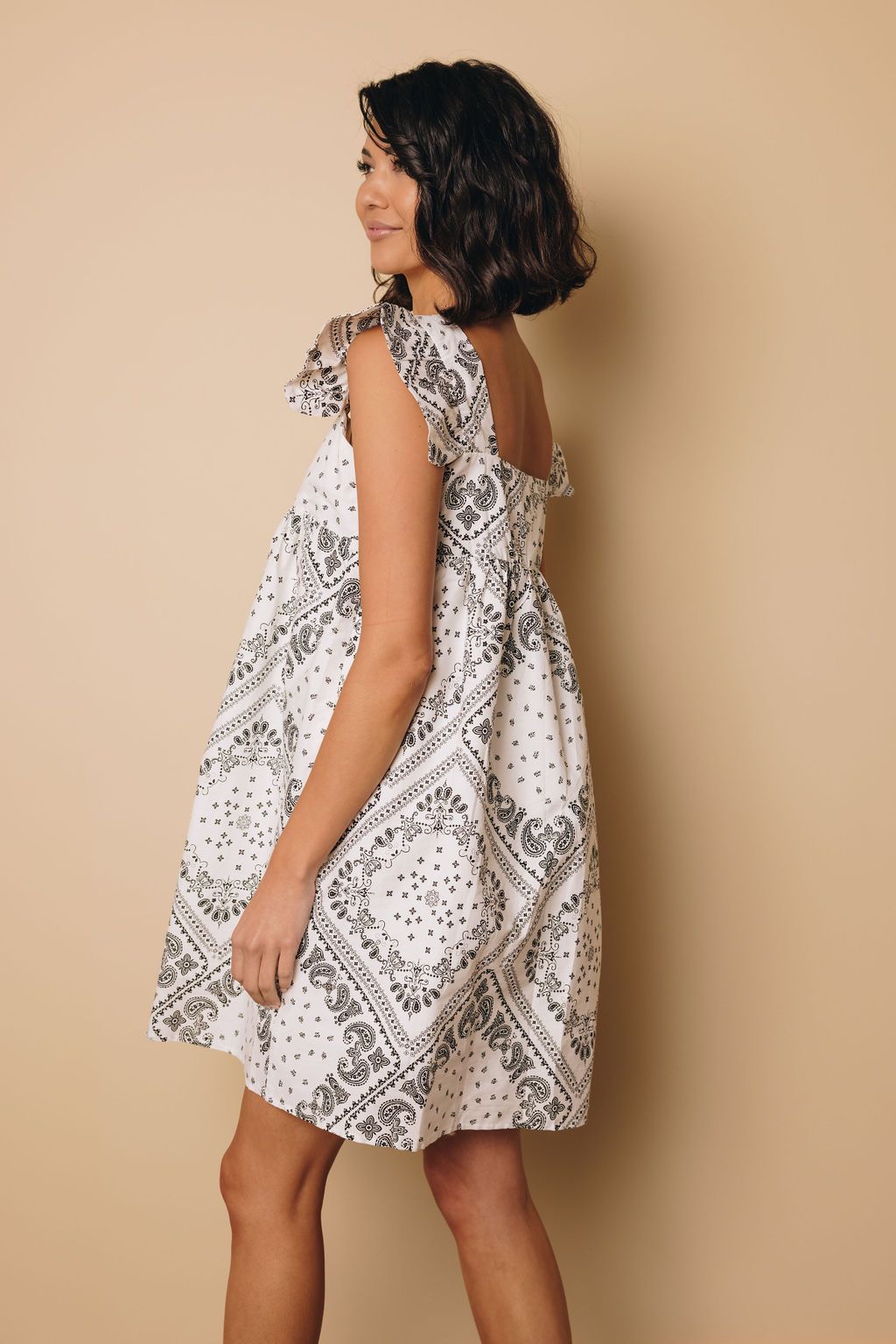 Pisces Square Neck Boho Dress