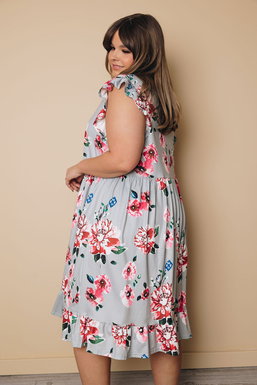 Plus Size Mackenzie Floral Dress