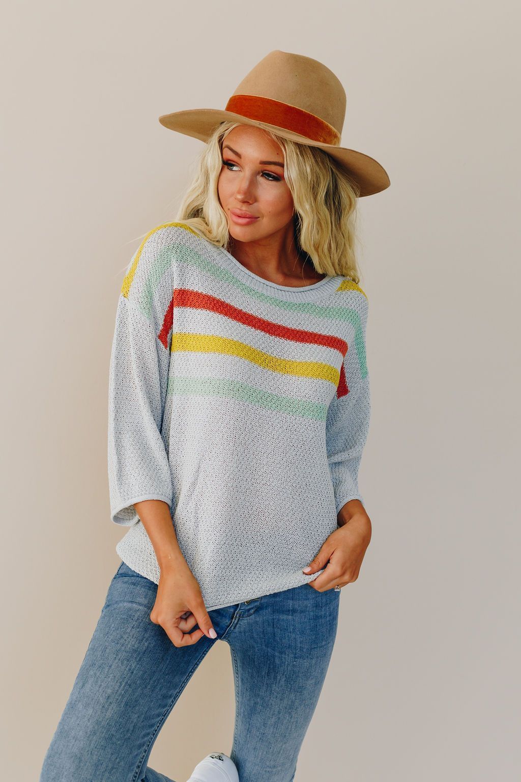 Stripes For Days Lightweight Sweater