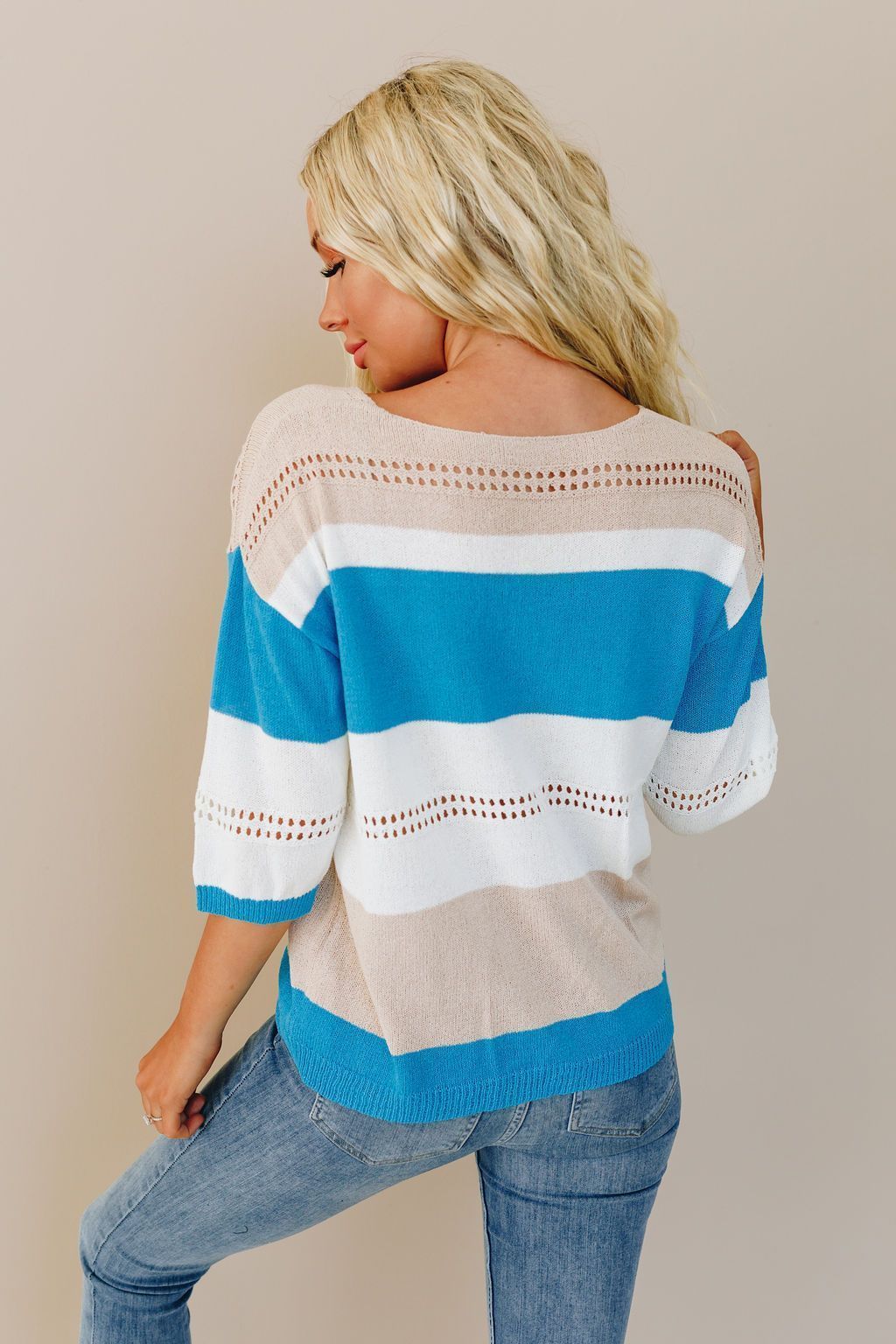 Cute as a Button Lightweight Sweater
