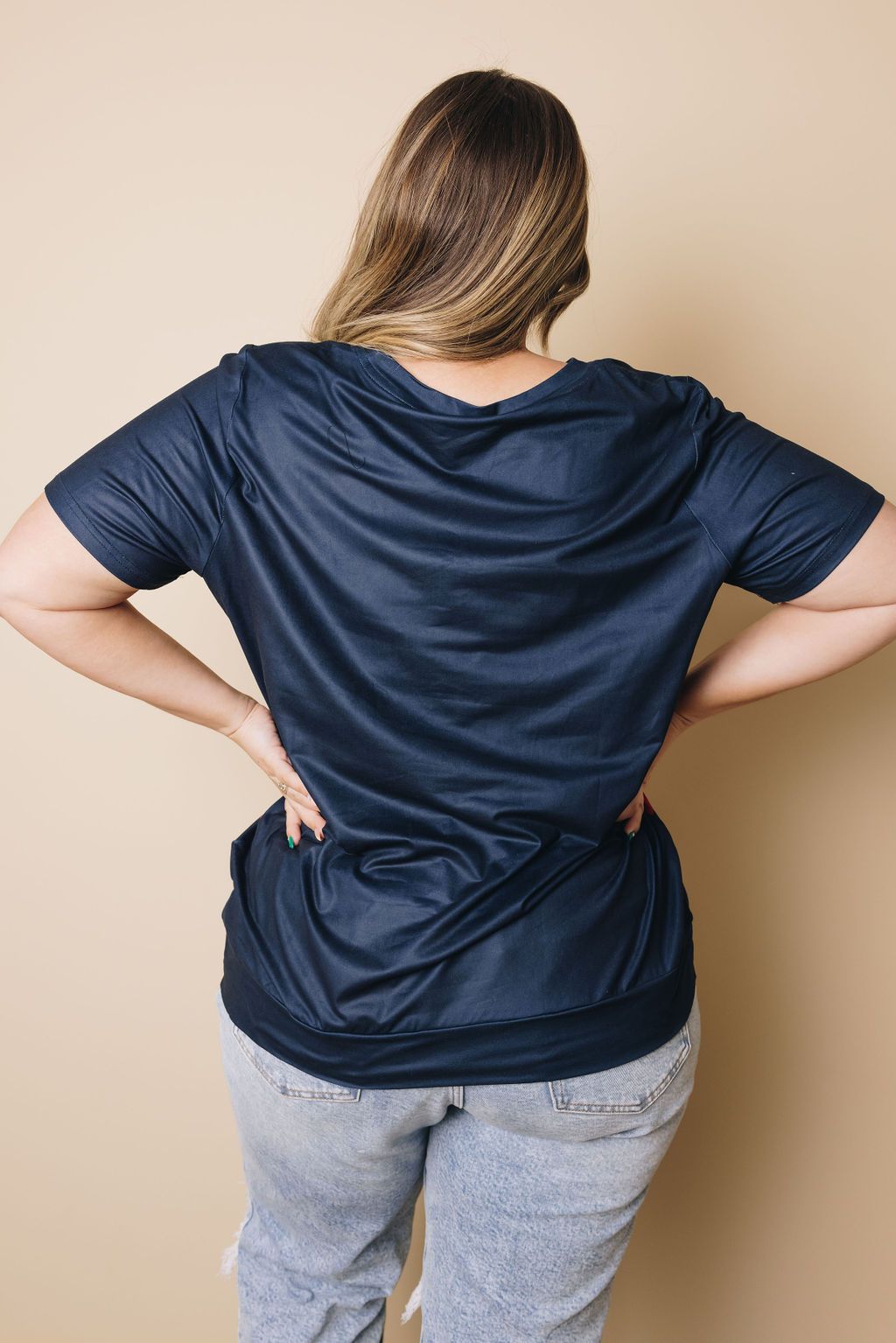 Plus Size - Darlee Striped Tee