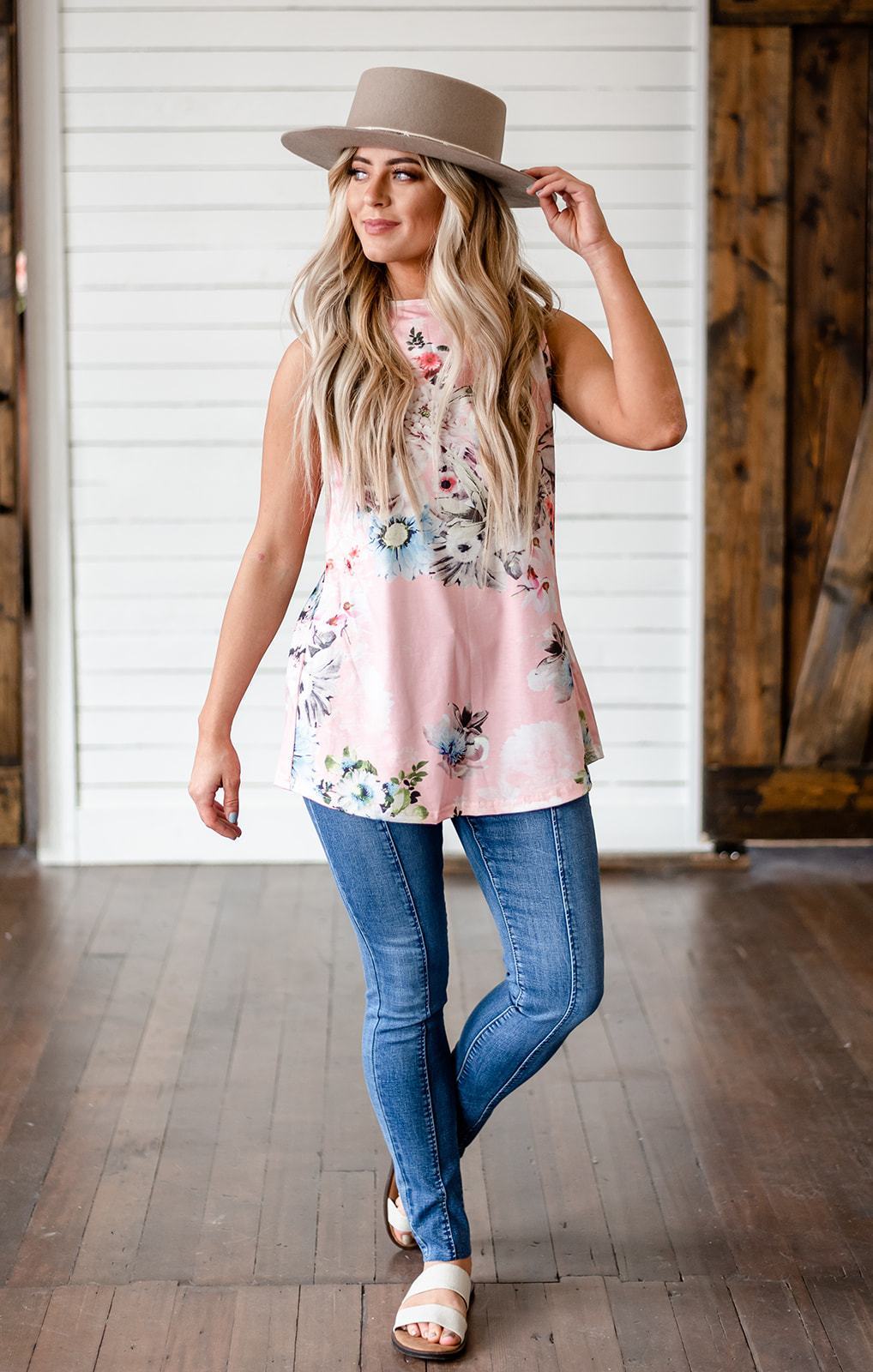 Elliot Mock Floral Top