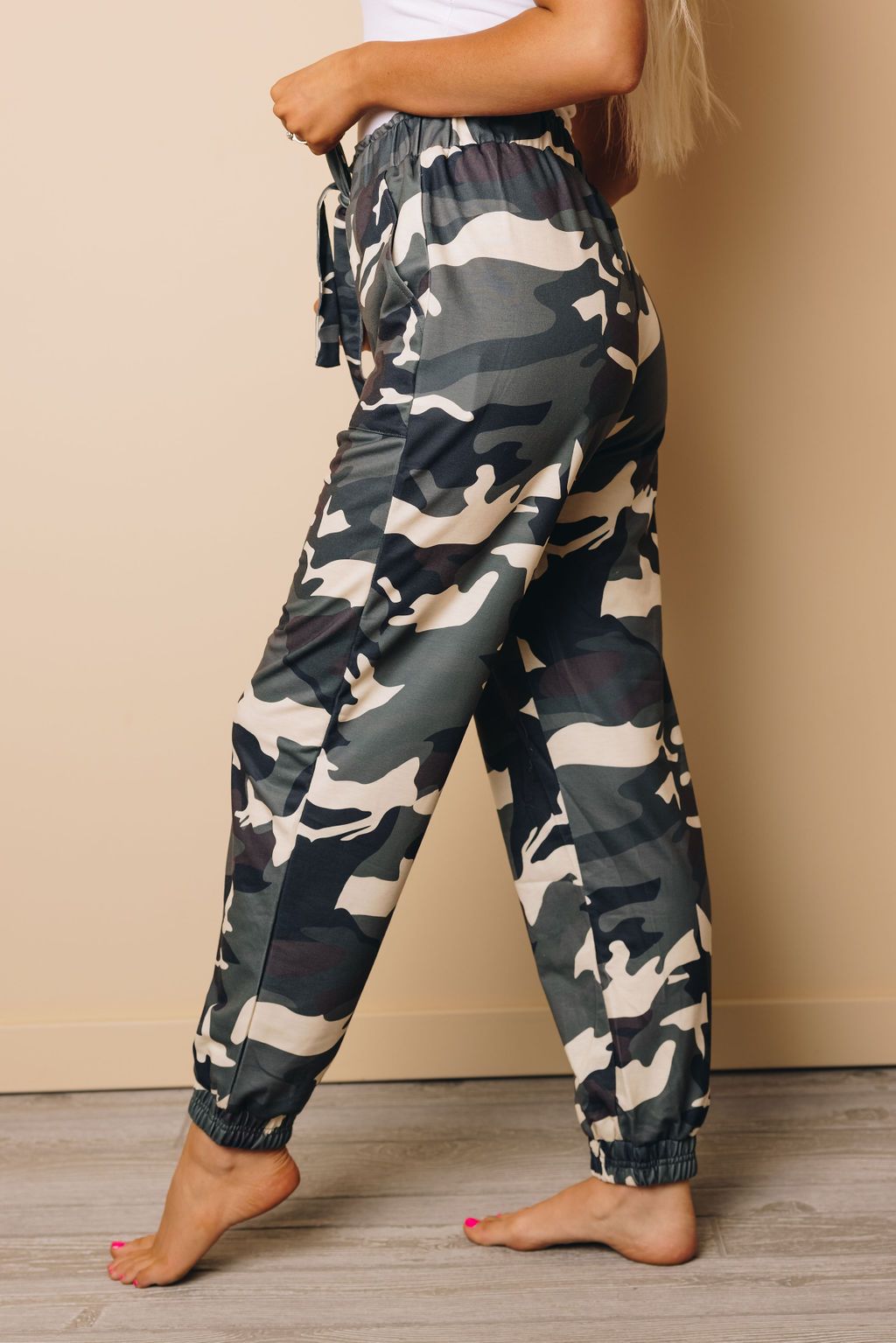 Adding Up Camo Joggers