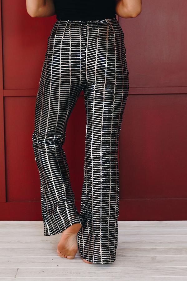 Delilah Elastic Sequin Pants