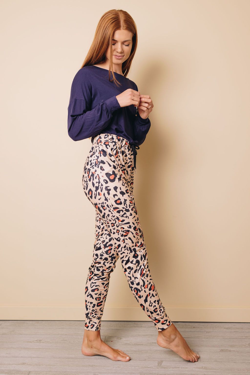 Let Me Lounge Leopard Set