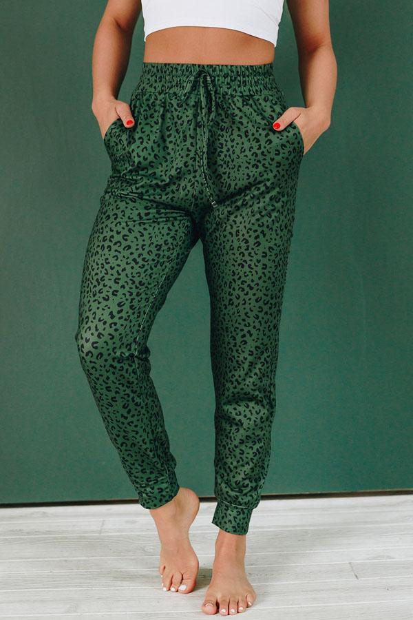 Falling Slowly Leopard Joggers