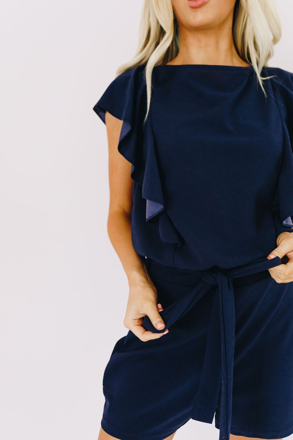 Big City Ruffle Sleeve Romper