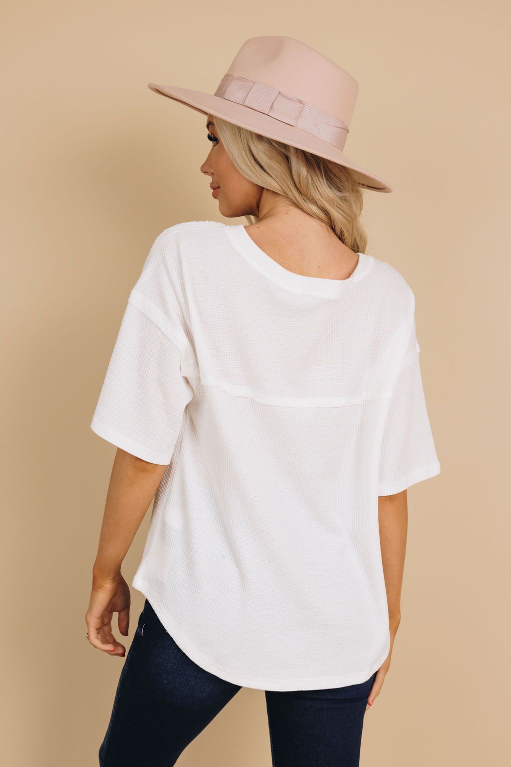 Workin' Myself Waffle Knit Tee