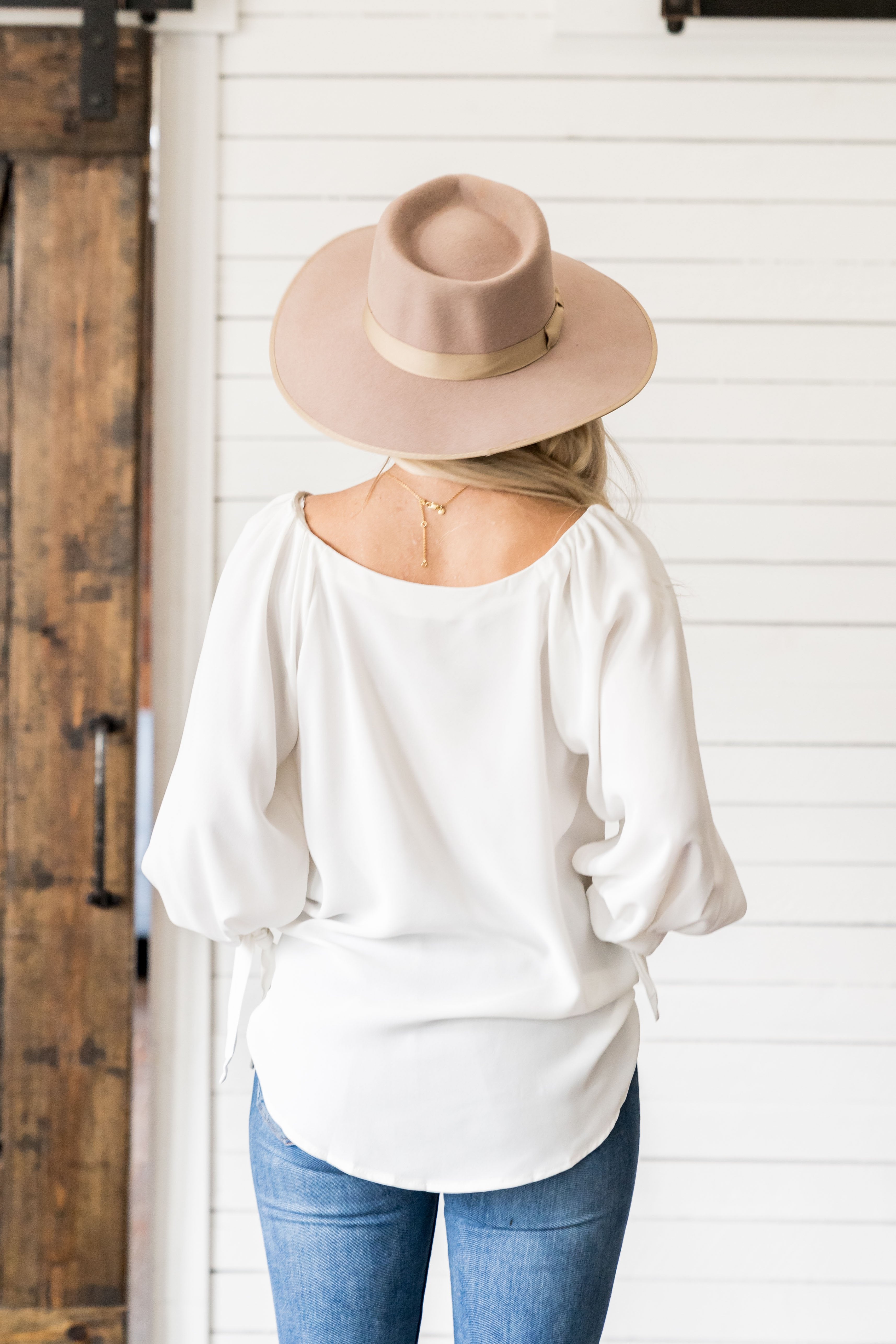 Cute as a Button Tie Detail Top