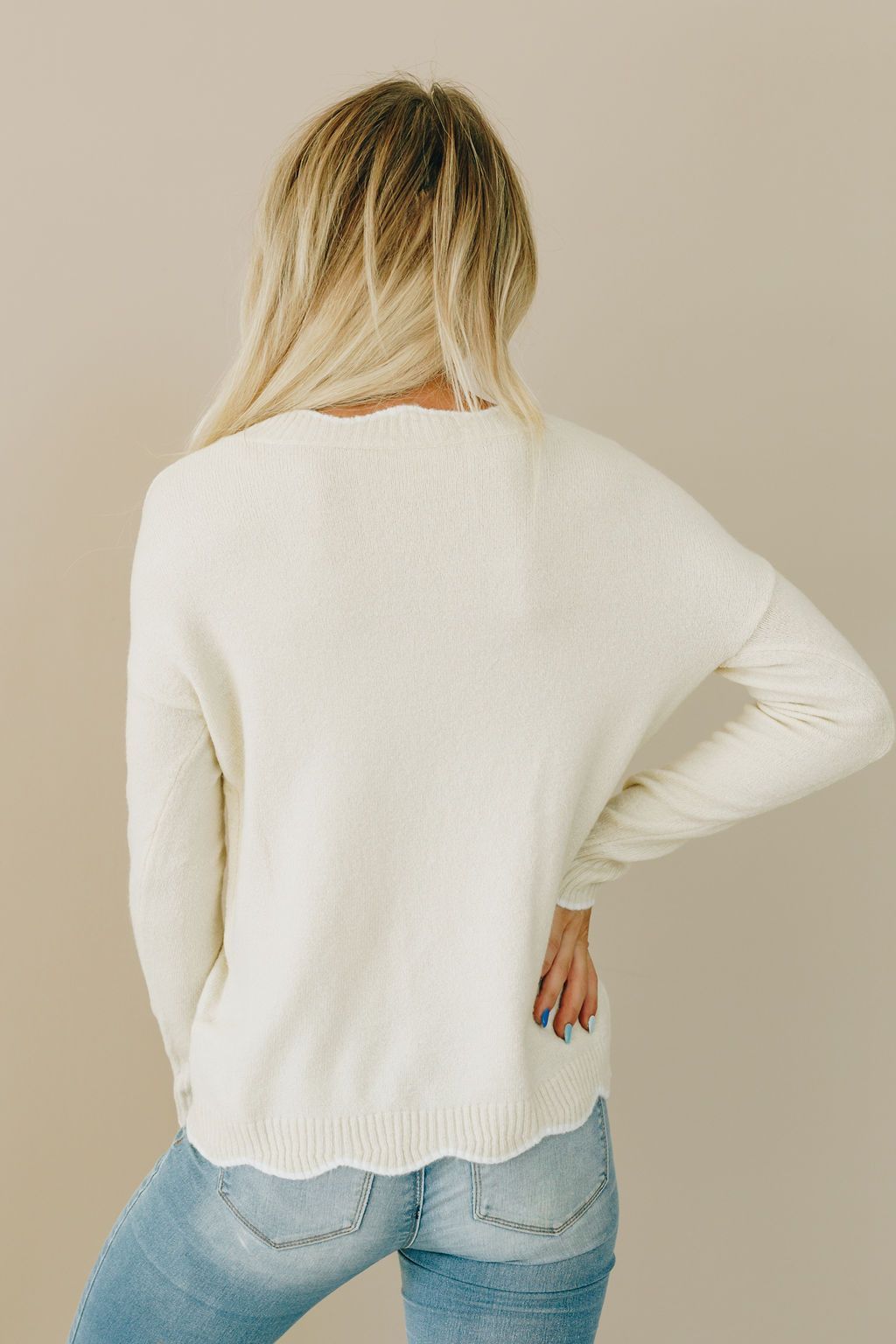Salty Sea Scallop Sweater