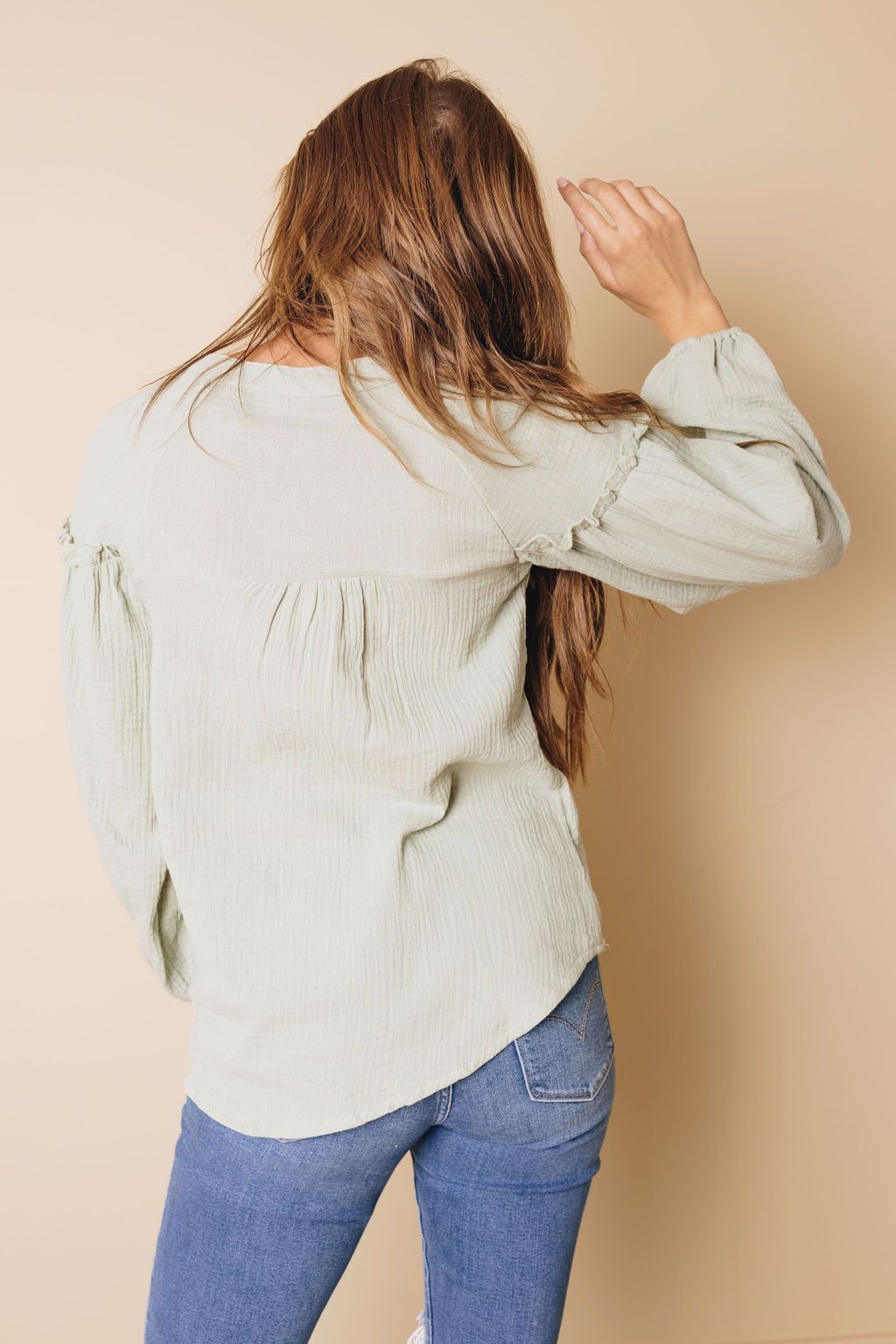 Fable Balloon Sleeve Top