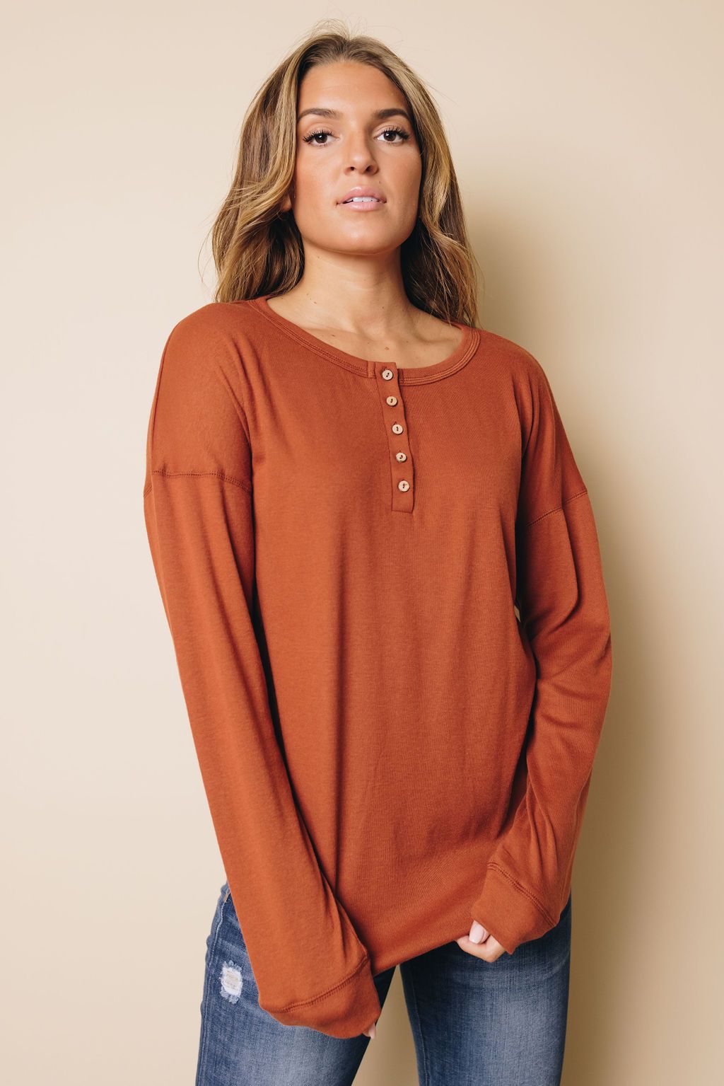 Dorian Button Long Sleeve