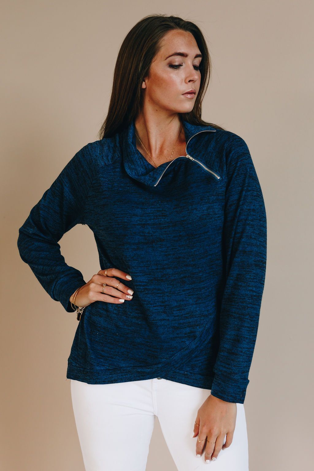 Crisp Morning Zipper Sweatshirt