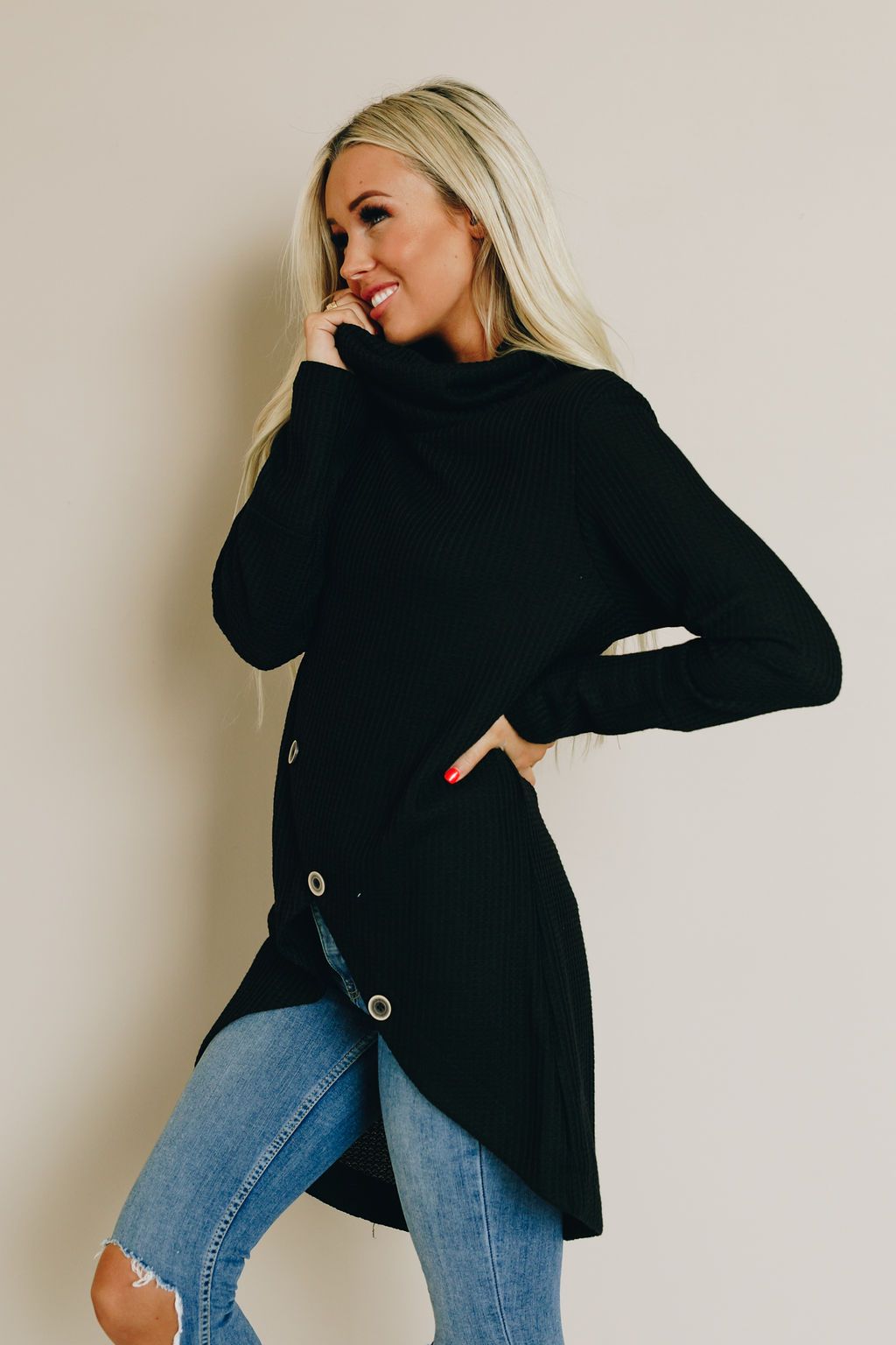 Before You Go Button Sweater