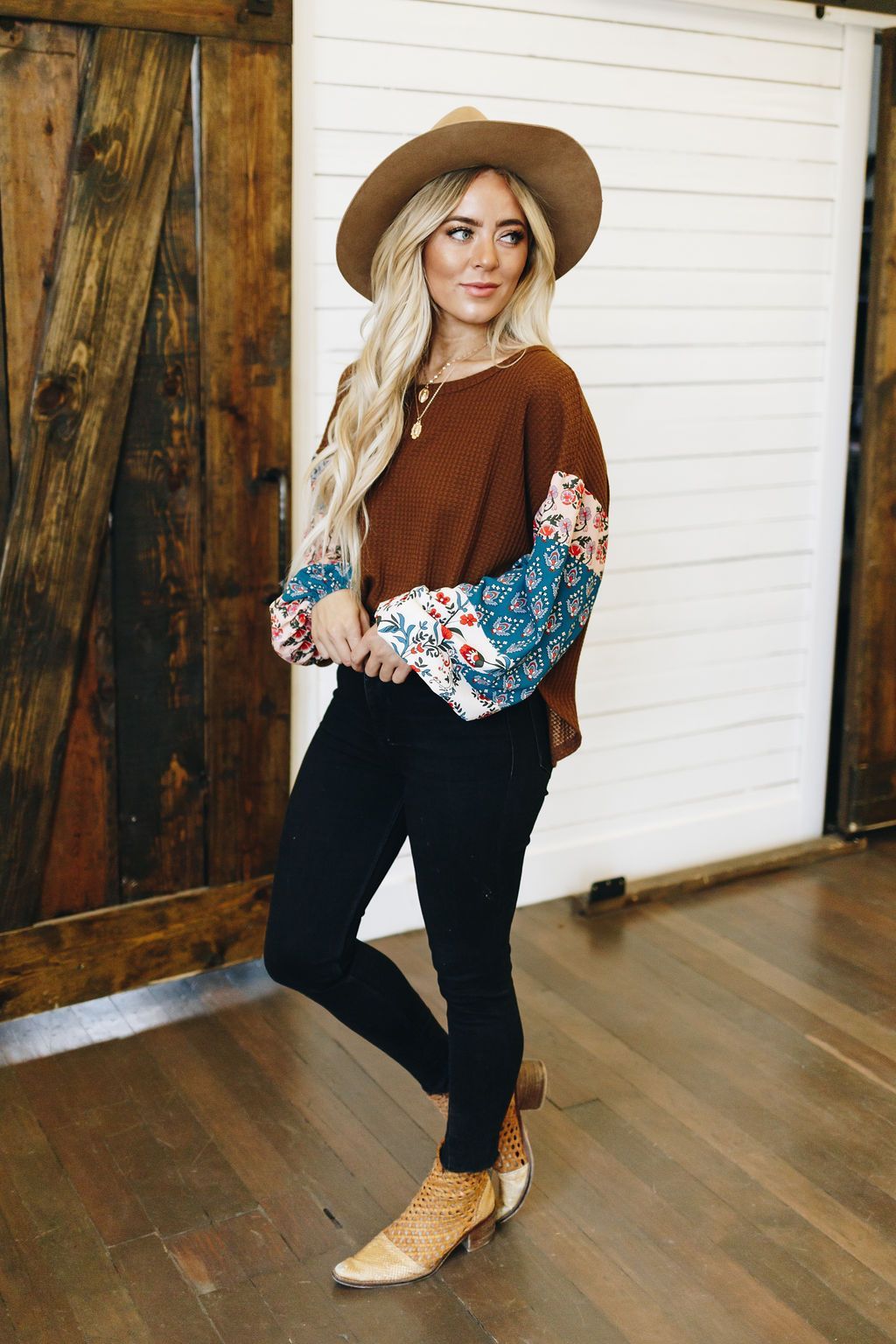 Flower Power Thermal Top