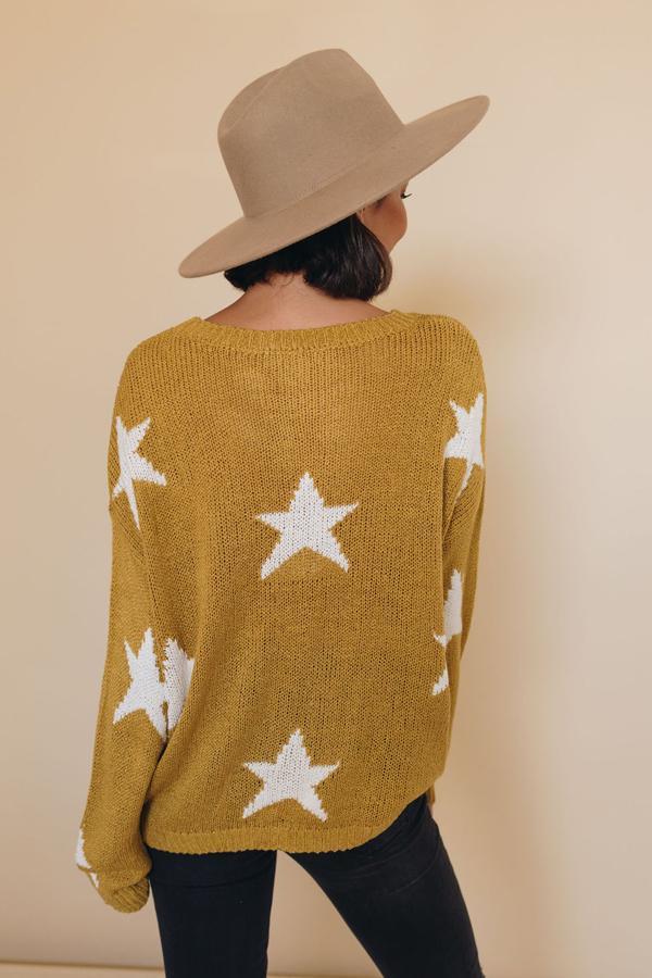 Gigi Knit Star Sweater