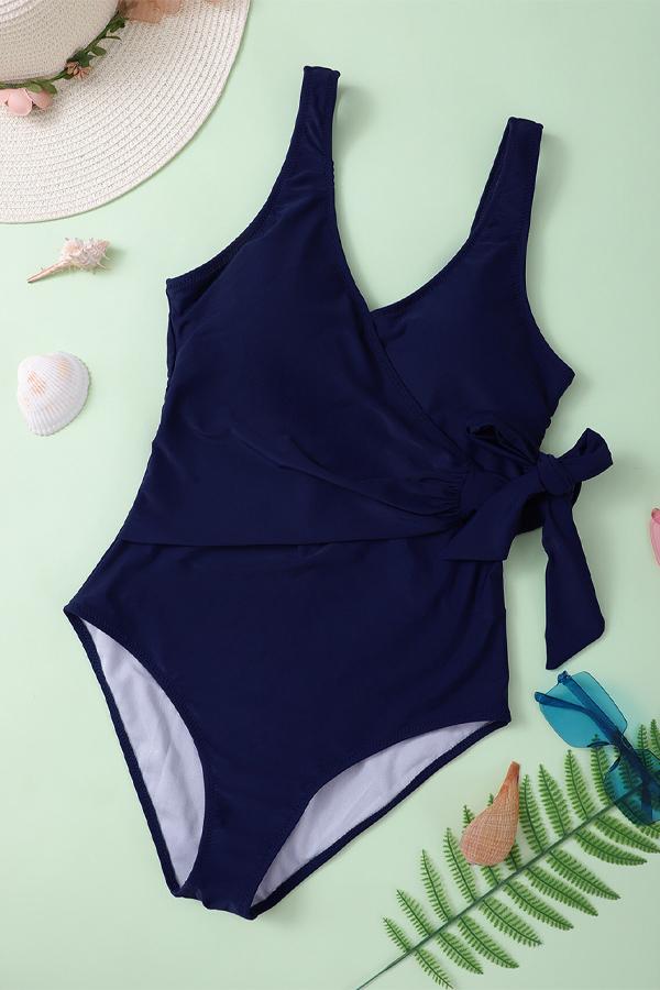 Simmons Wrap One Piece Swimsuit