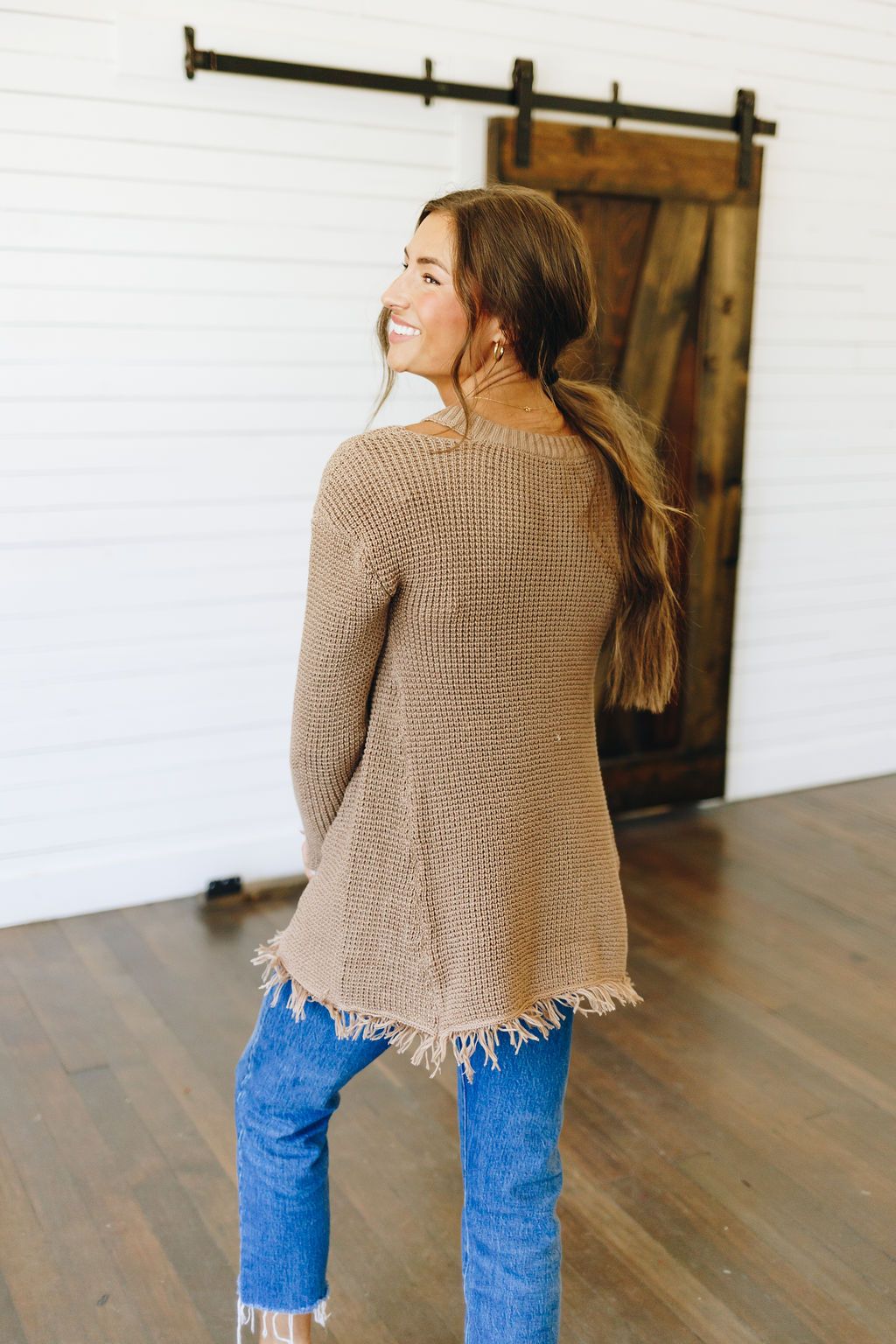 Knit Waffle Sweater