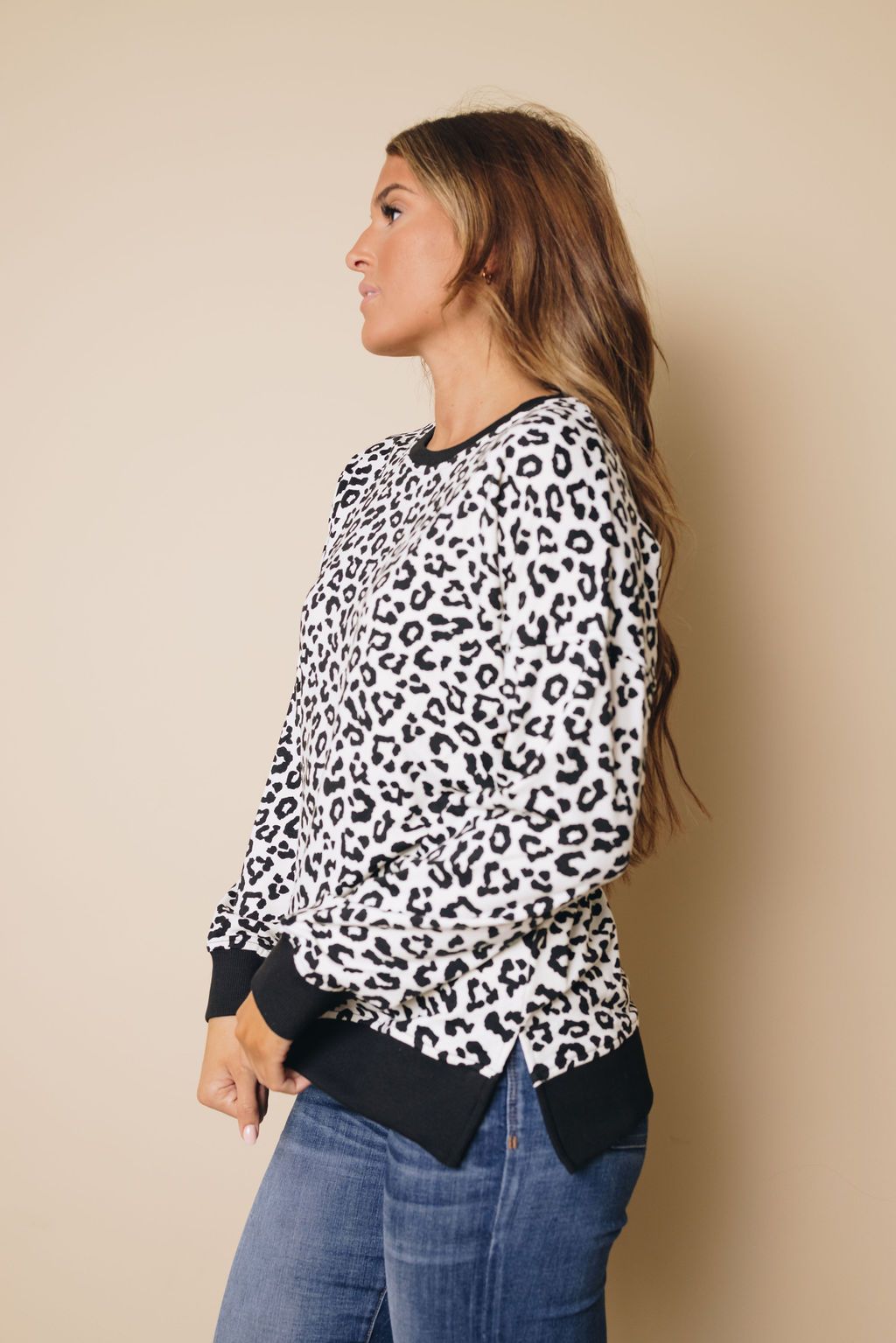 Leslie Leopard Sweatshirt