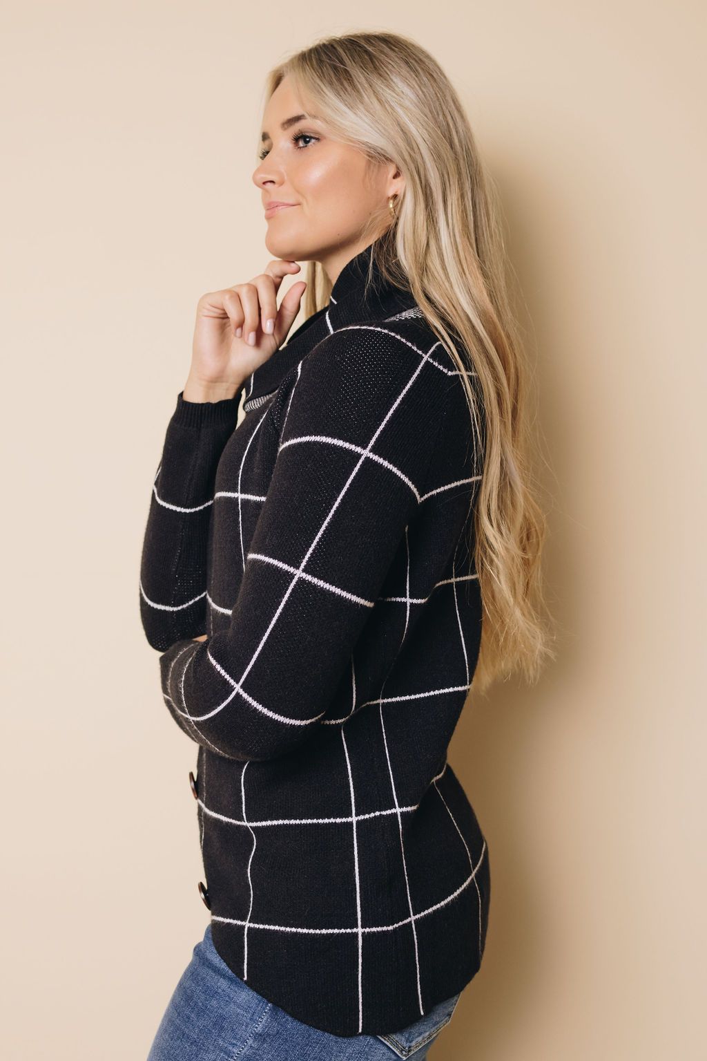 Mix It Up Plaid Turtleneck