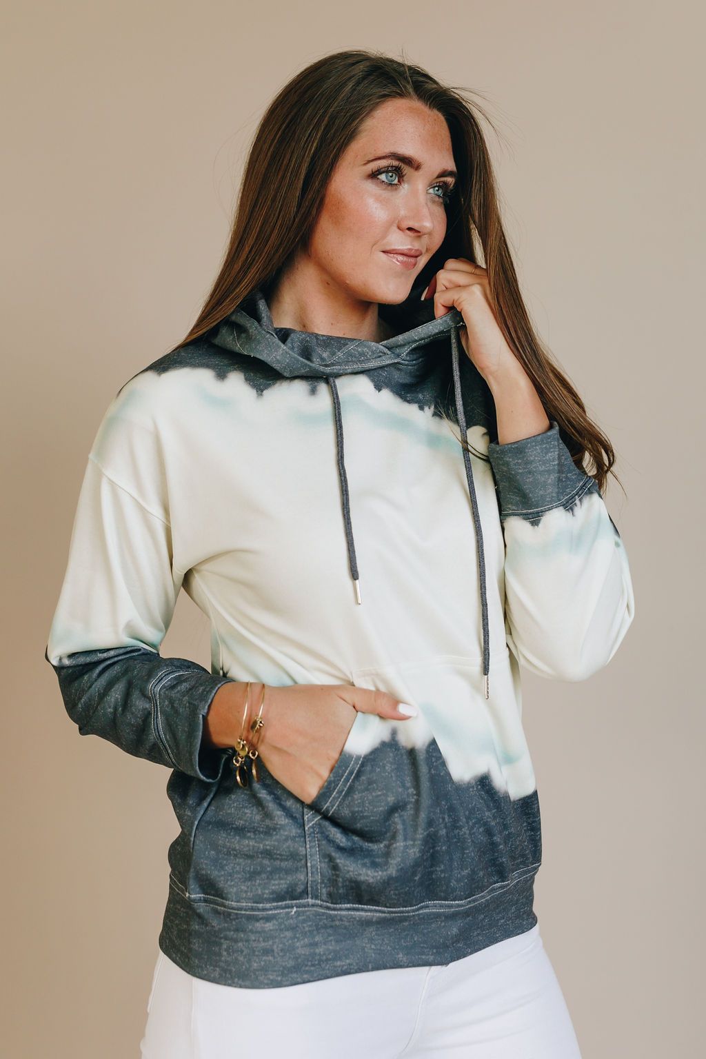 Swipe Right Tie Dye Hoodie