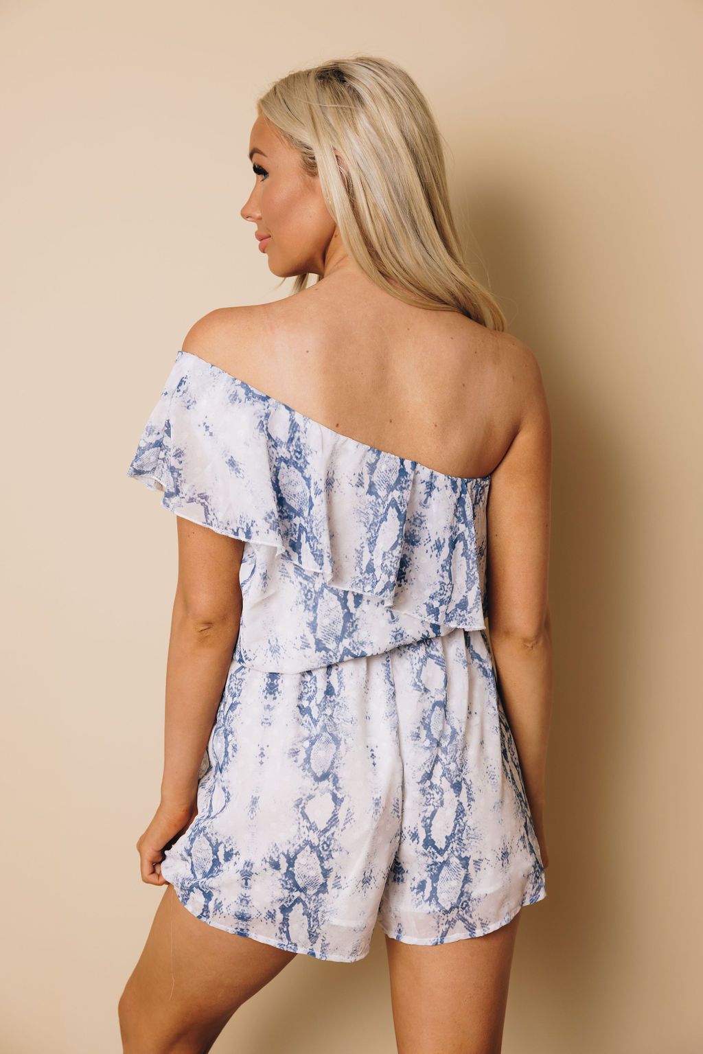Tammy One Shoulder Romper