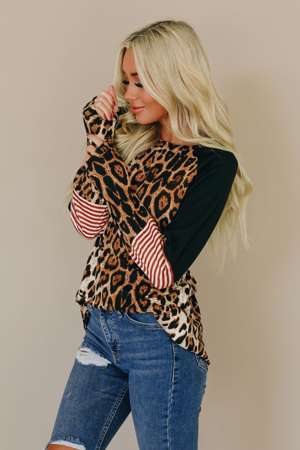 First Things First Leopard Tee