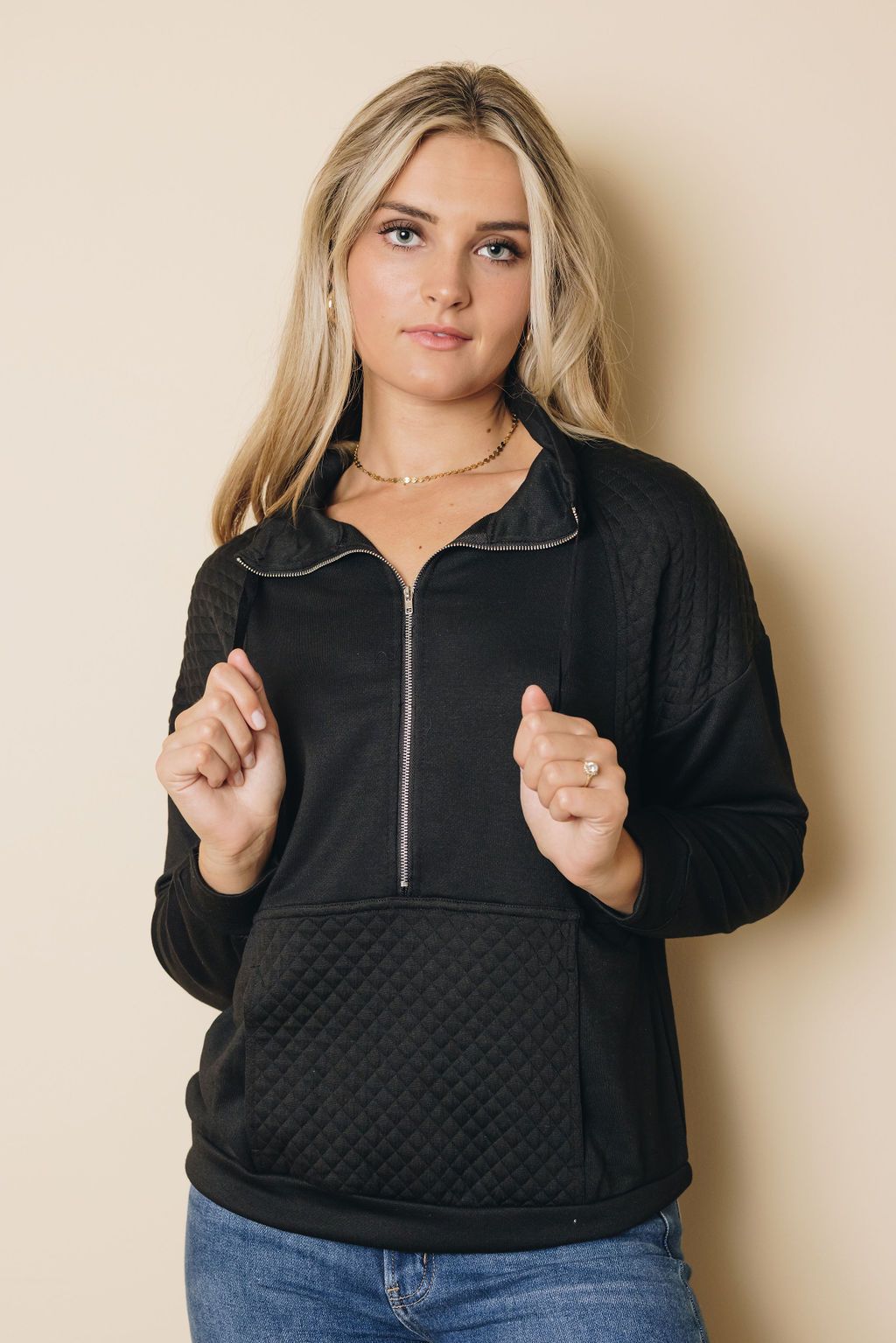 Geraldo Quilted Sweatshirt