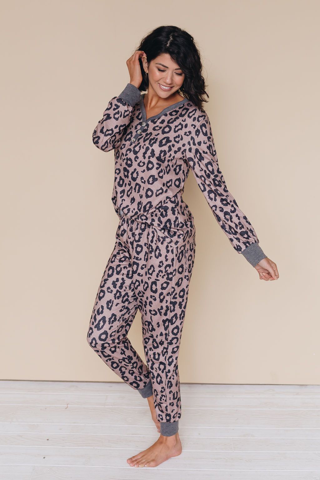 Chloe Leopard Pajama Set
