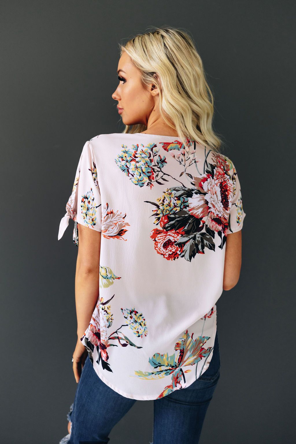 Stay With Me Tie Detail Top