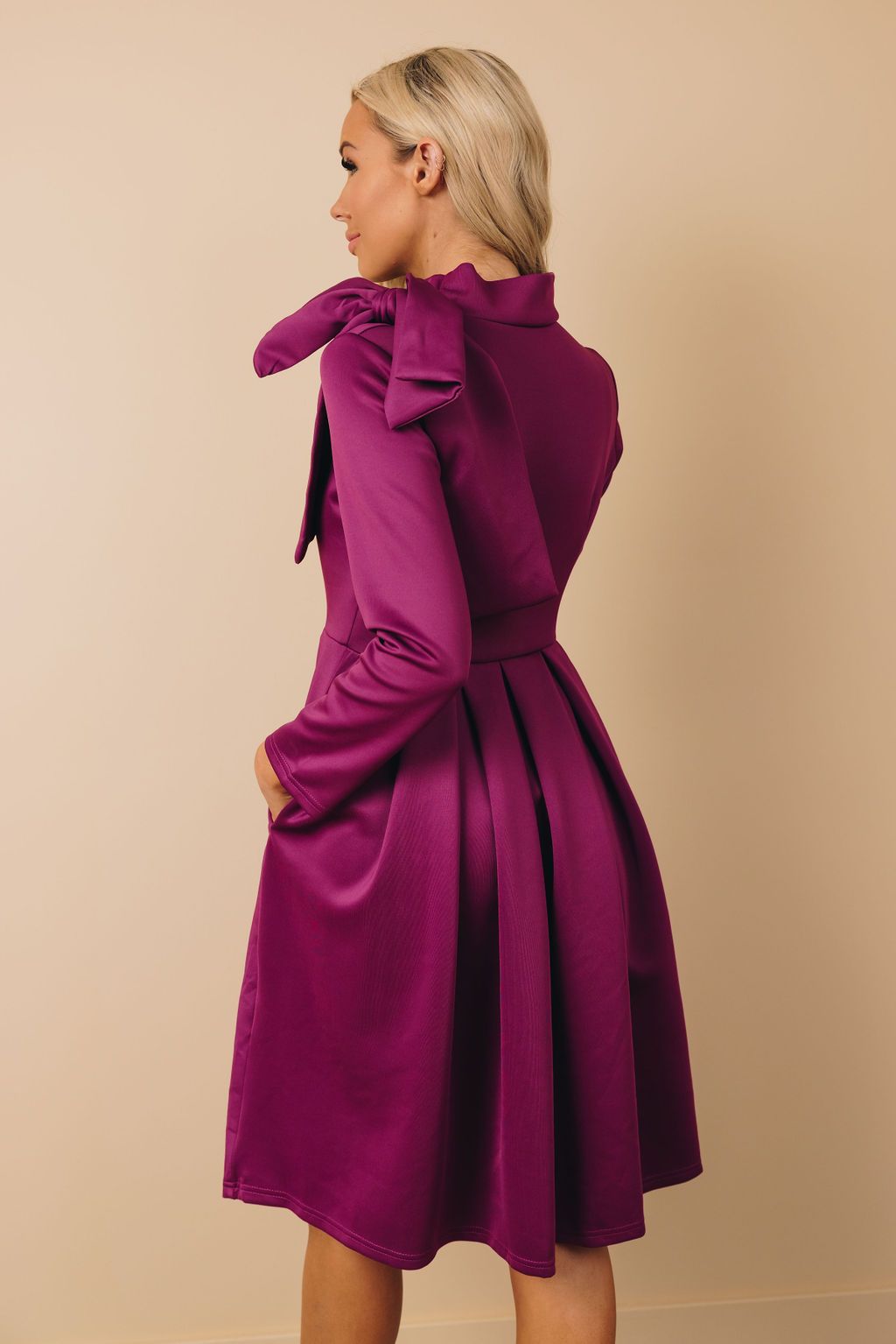 Class Act Neck Tie Dress