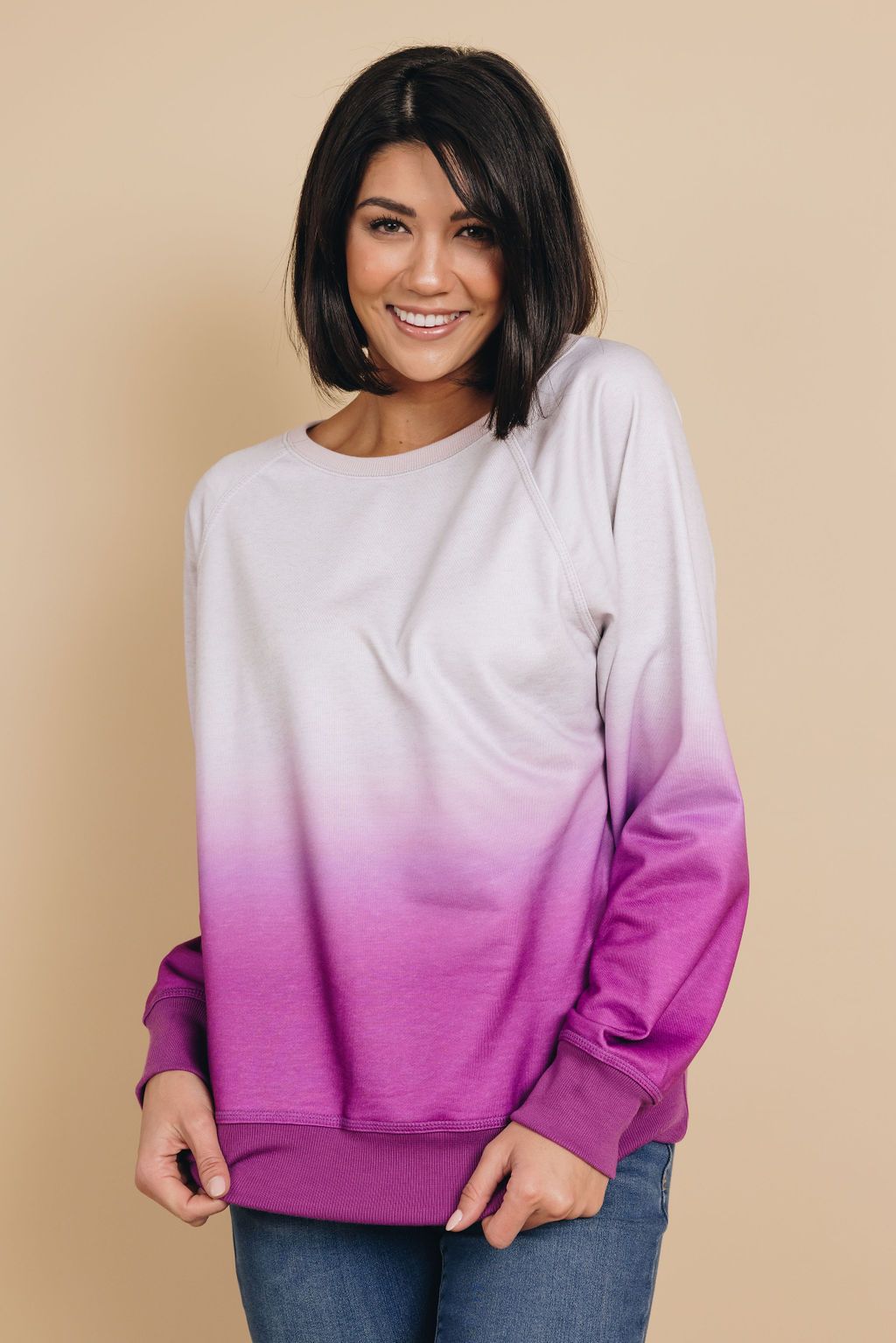 Not Over Yet Ombre Sweatshirt